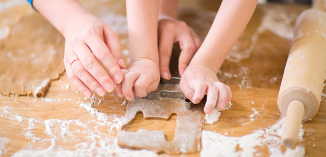 baking together